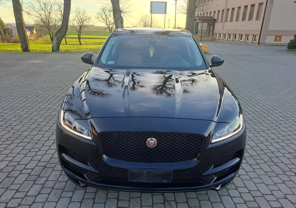 Jaguar F-Pace cena 84900 przebieg: 198600, rok produkcji 2016 z Jarosław małe 92